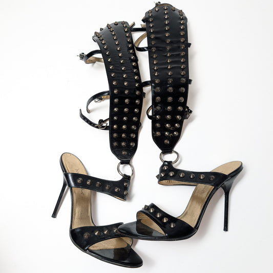 Dolce & Gabbana Studded High-Top Sandals - EU39|UK6|US8