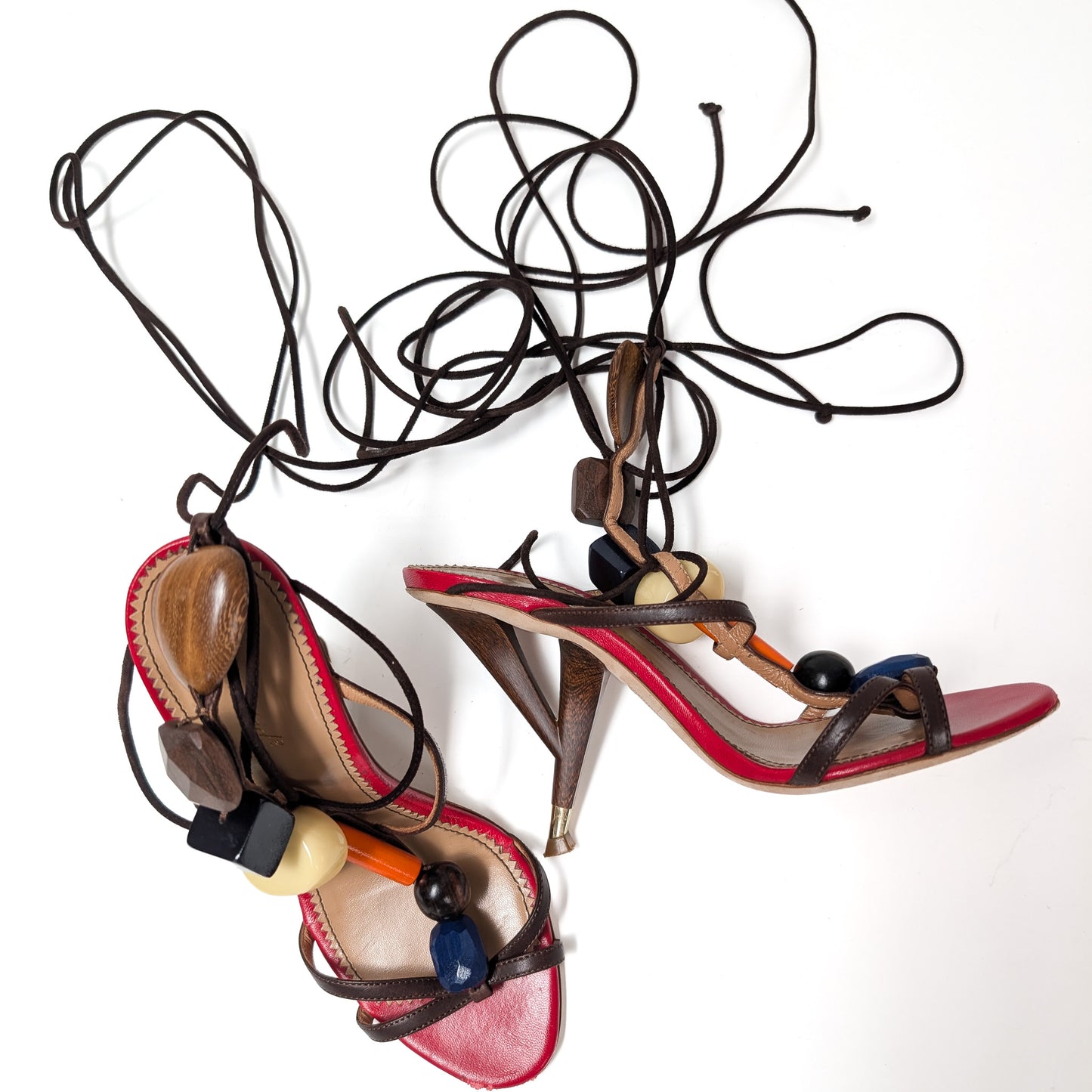 Dsquared2 Geometric Heel Sandals S/S 2014 - EU36|3UK|5US