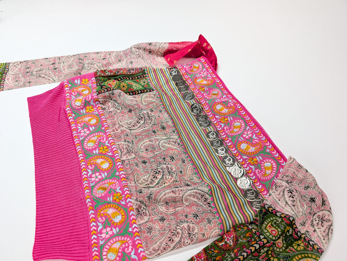 Dior by Galliano S/S 2004 Cashmere Patchwork Top