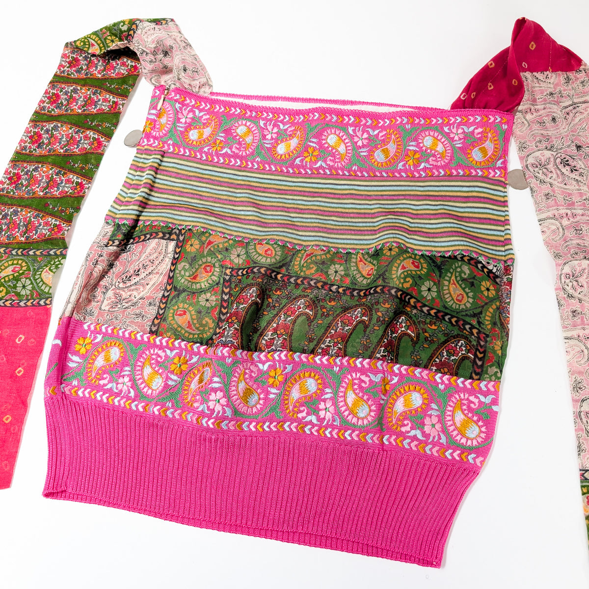 Dior by Galliano S/S 2004 Cashmere Patchwork Top