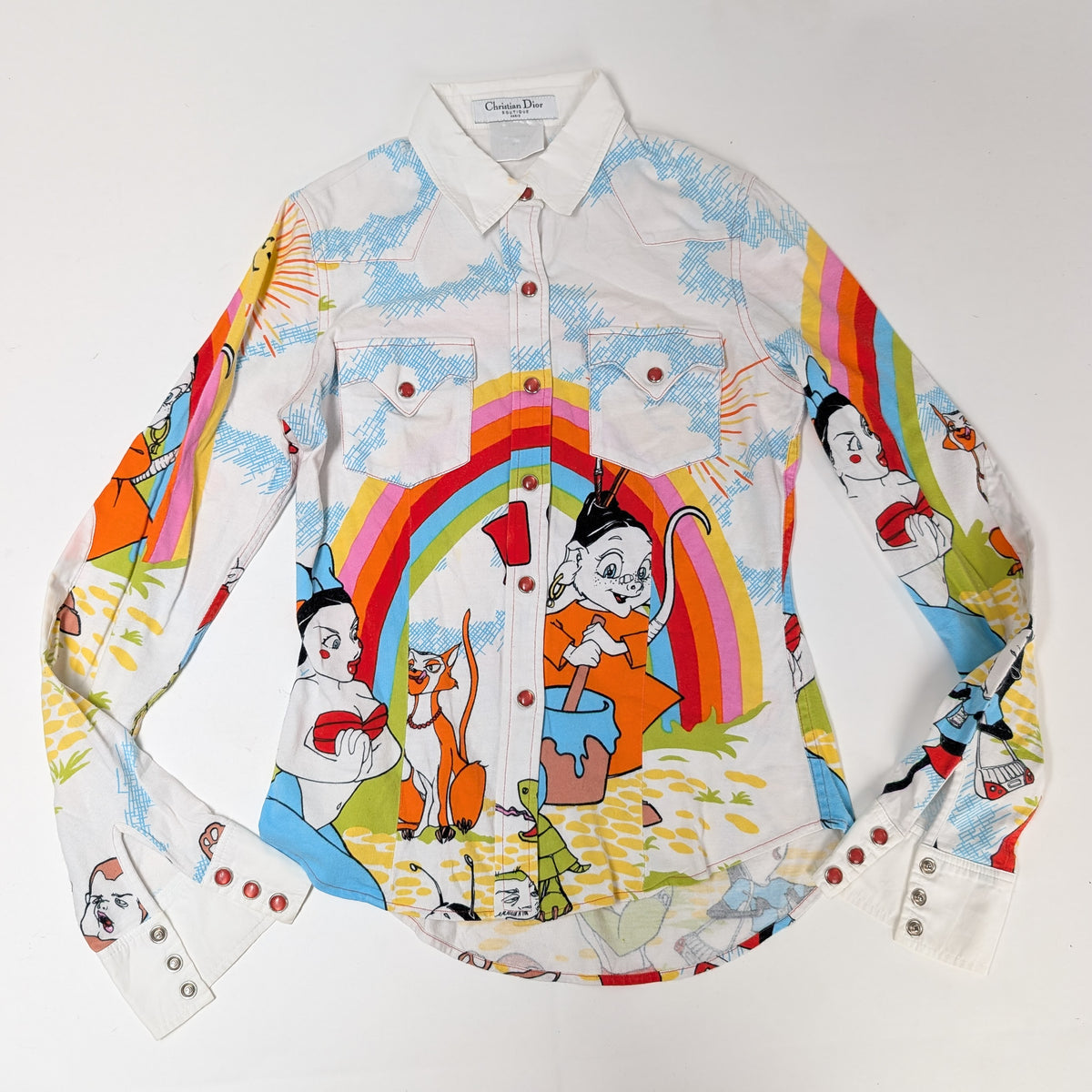 Dior by Galliano shirt - Cartoon Collection 2002