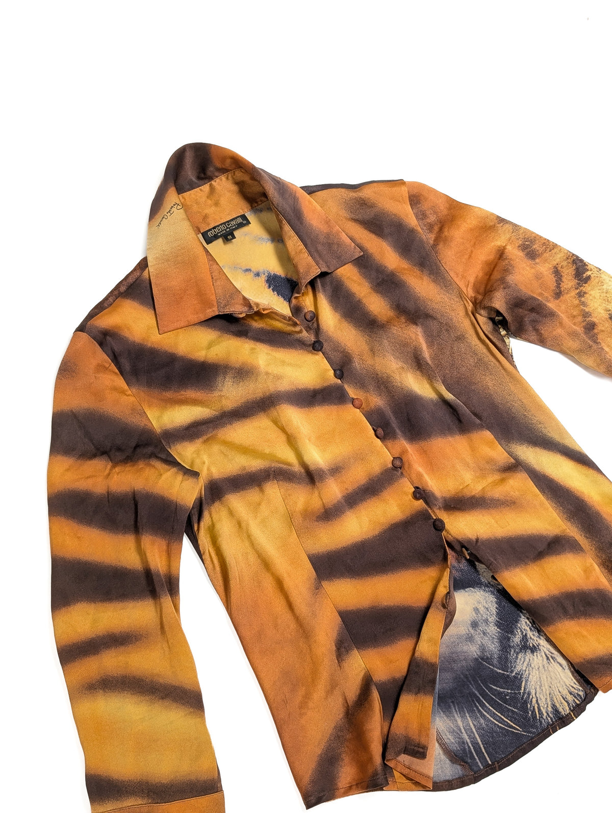 Roberto Cavalli silk shirt - F/W 2000
