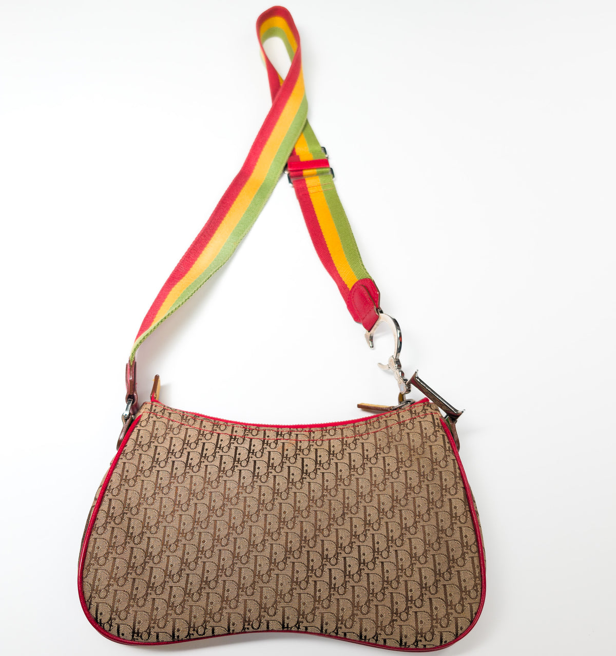 Sac en bandoulière Saddle Rasta Dior par Galliano