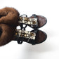 Giuseppe Zanotti fur sandals - EU38|UK5|US7