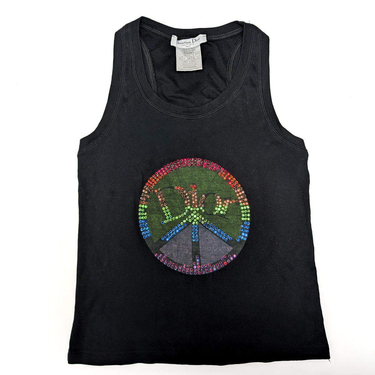 "Peace and love" top by Dior by John Galliano - S/S 2005