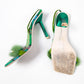 Faux fur sandals - EU36.5|UK3.5|US5.5