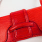 Roberto Cavalli bag in vermilion red leather