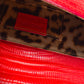 Roberto Cavalli bag in vermilion red leather