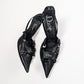Dior by Galliano bondage slingbacks, F/W 2003 – EU38|UK5|US6