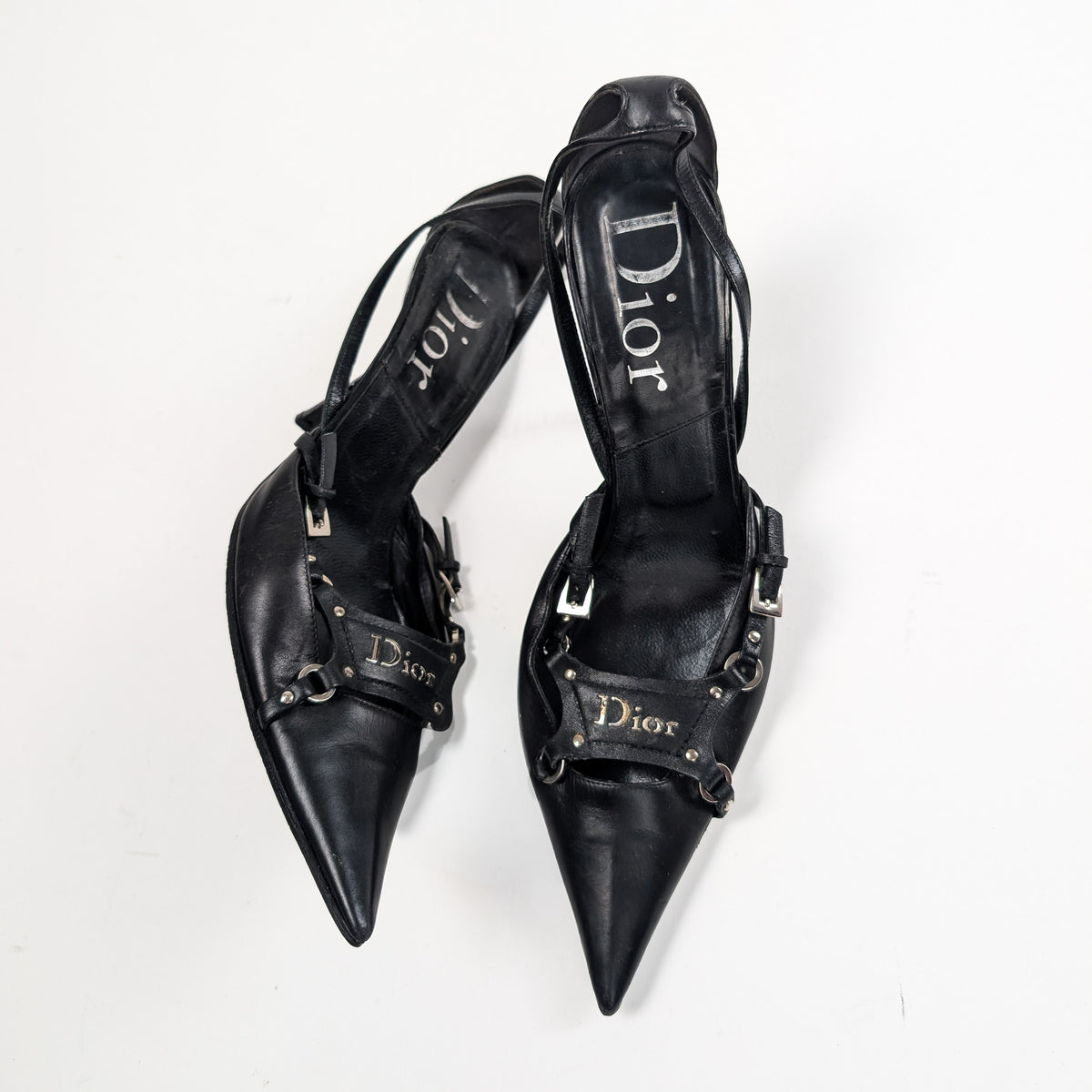Dior by Galliano bondage slingbacks, F/W 2003 – EU38|UK5|US6