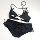 Black Dior by Galliano "Peace and Love" bikini, S/S 2005