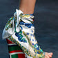 Dolce & Gabbana Scarf Sandals S/S 2012 - EU40|UK7|US9