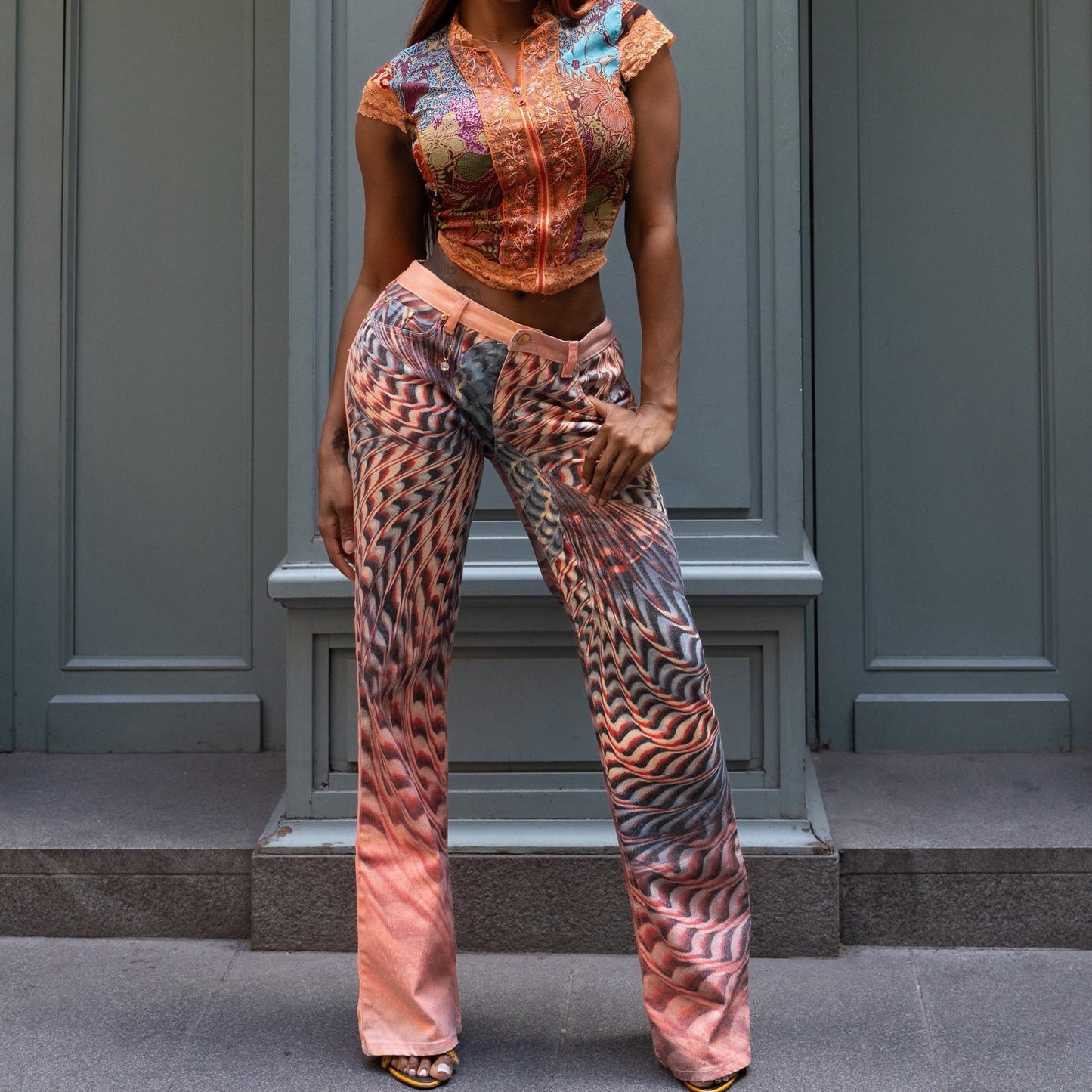 Lace top - M