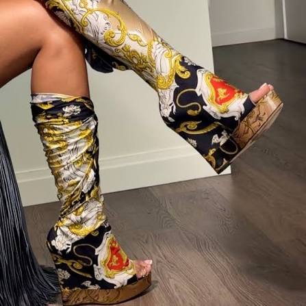 Dolce & Gabbana Scarf Sandals S/S 2012 - EU40|UK7|US9