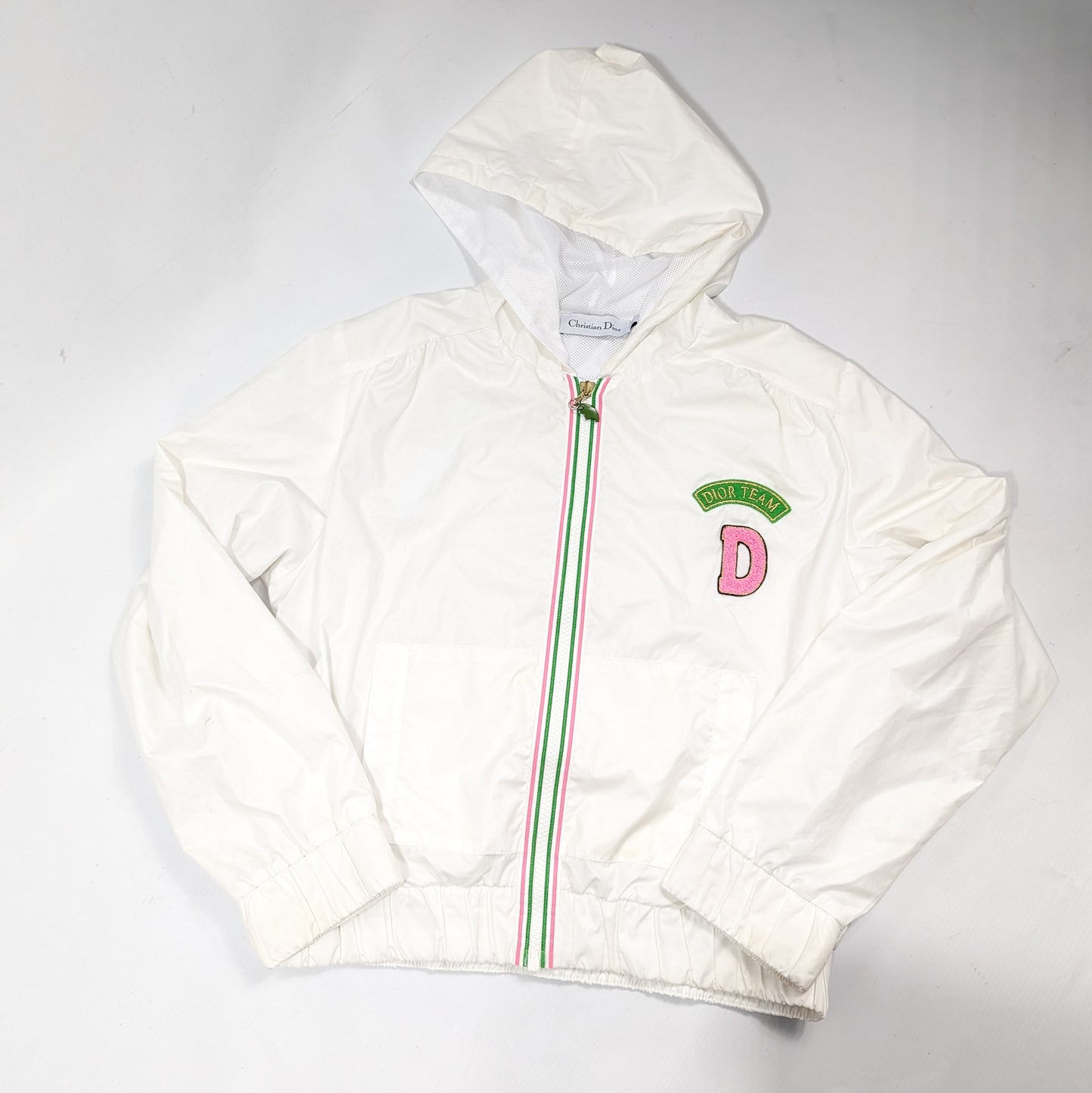 Sports-style jacket decorated with “Dior Team” inscription