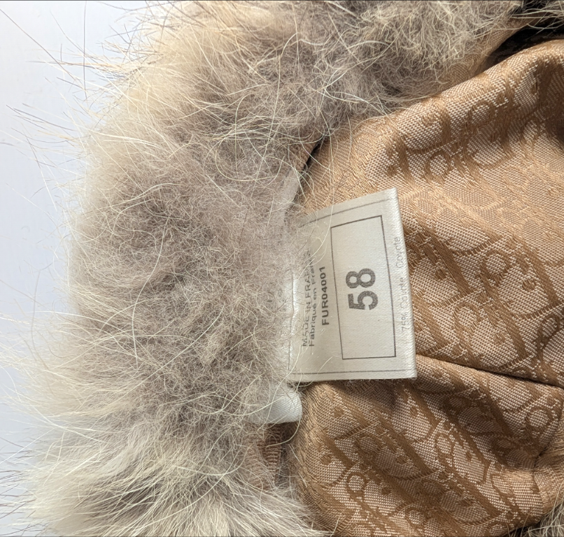 Dior fur hat by Galliano - F/W 2002