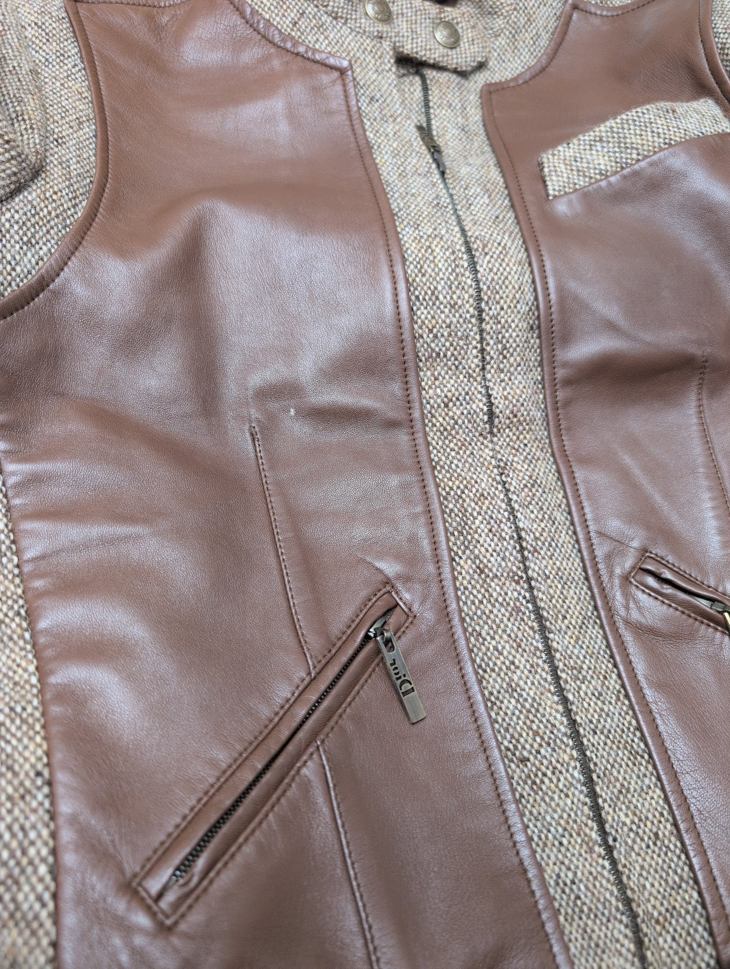 Dior Galliano leather jacket F/W 2004