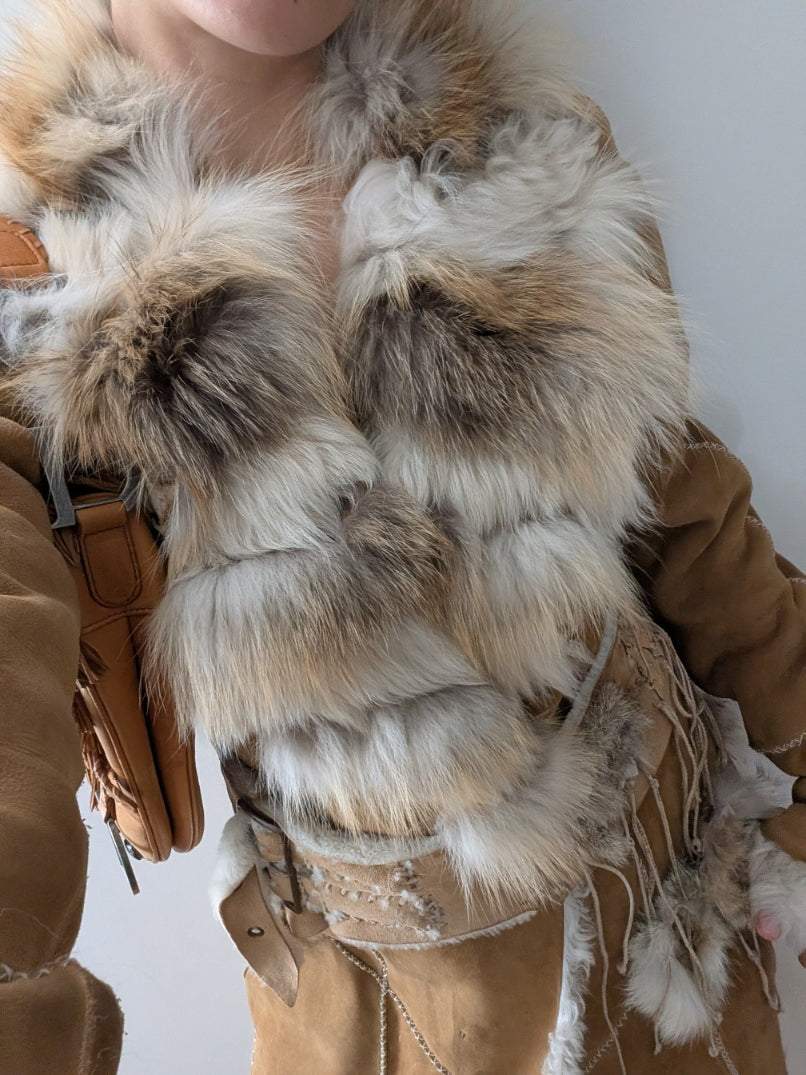 Roberto Cavalli fur coat