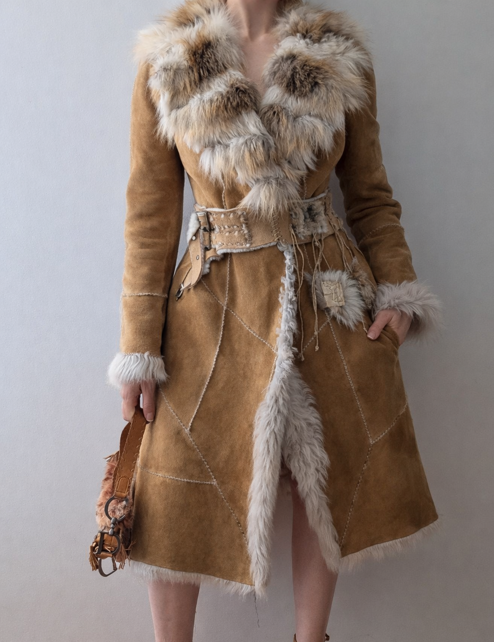 Roberto Cavalli fur coat