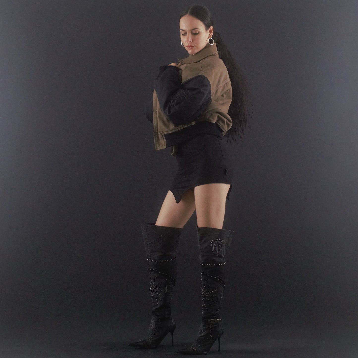 El Dantes leather thigh boots T38