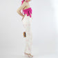 Dior pink satin skirt / top by Galliano - S