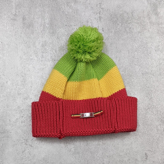 Dior wool beanie - rasta collection - child size