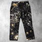 Roberto Cavalli Zodiac Constellation Print Stretch Denim Pants - AW2003