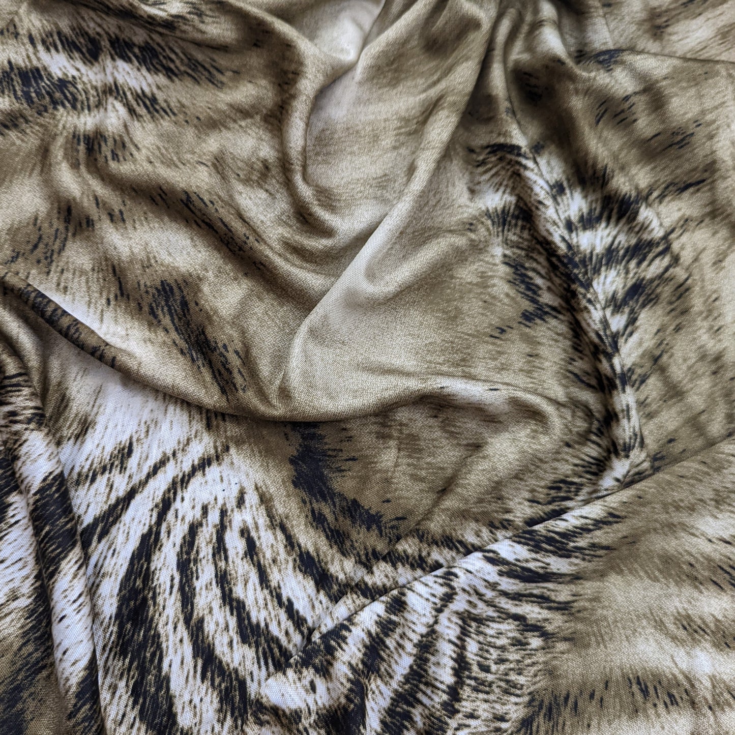 Zebra print silk skirt - Roberto Cavalli - S