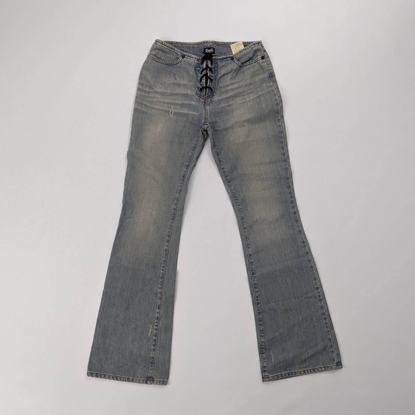 Dolce & Gabbana S/M lace-up jeans