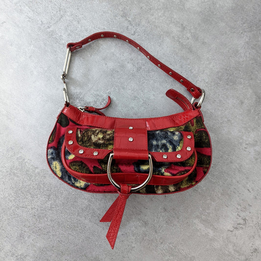 Dolce & Gabbana red patent leather handbag