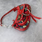 Dolce & Gabbana red patent leather handbag