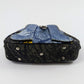 Mini Saddle Bowler Denim Dior bag by Galliano