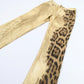 Roberto Cavalli shimmering leopard denim pants - S