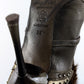 El Dantes boots in snake effect leather and fur T38