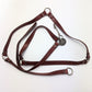 Dior 1947 burgundy leather belt