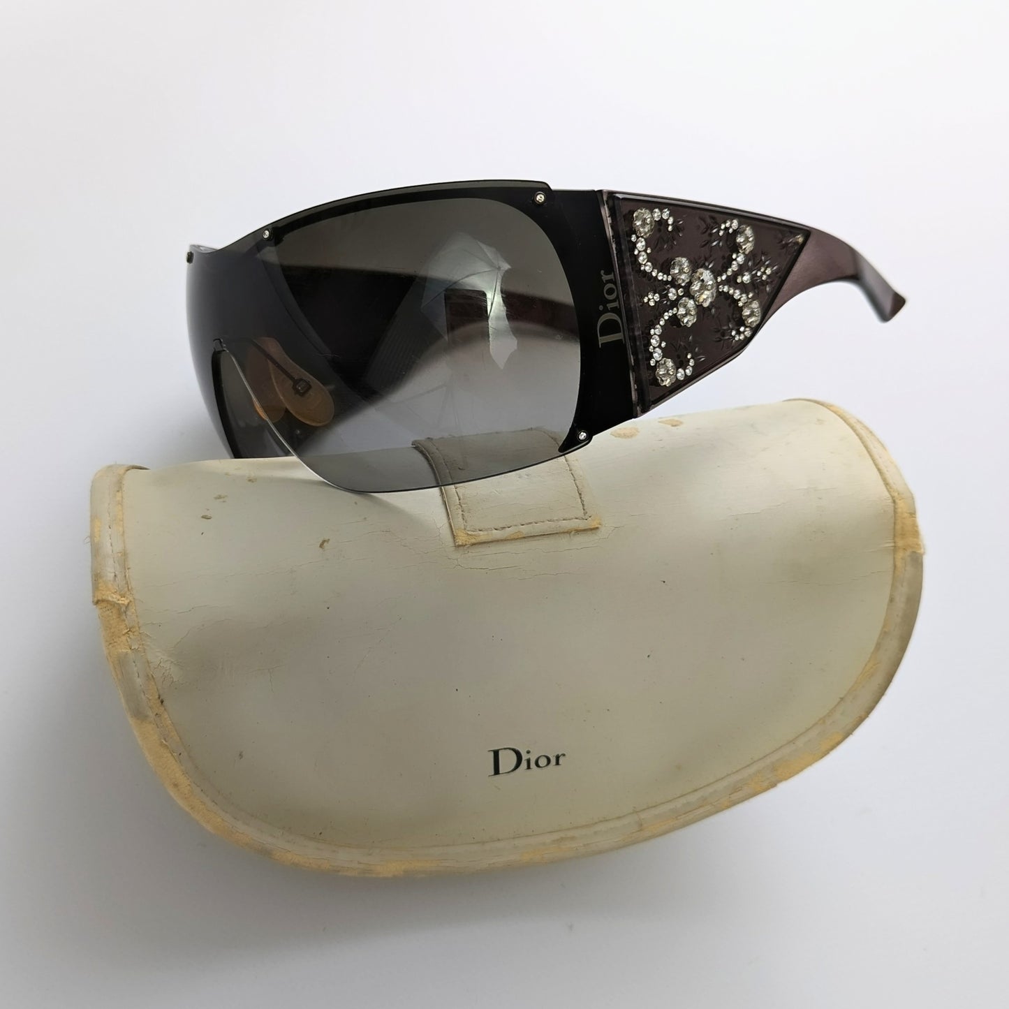 Limited edition “Grand Salon Crystal” sunglasses by Christian Dior.