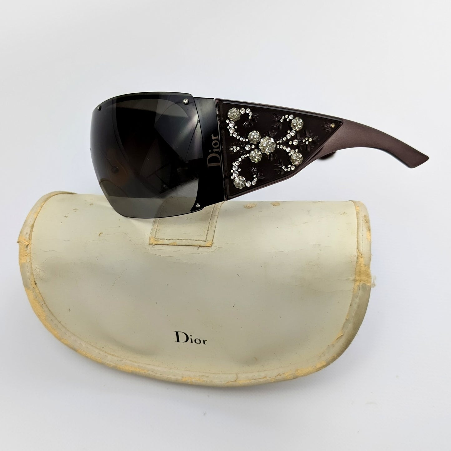 Limited edition “Grand Salon Crystal” sunglasses by Christian Dior.