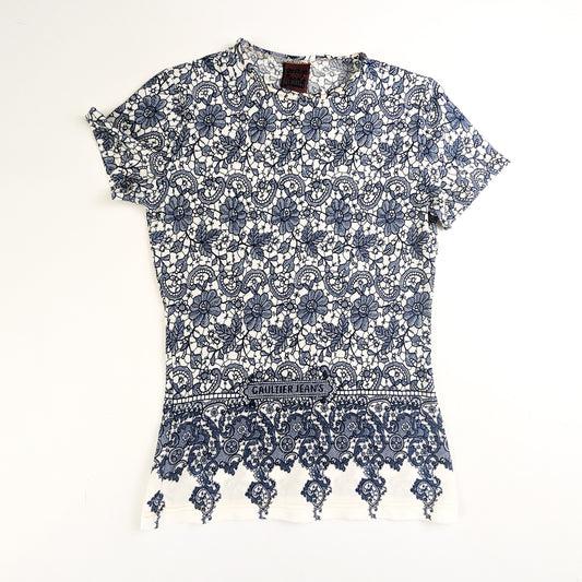 Jean-Paul Gaultier embroidery short-sleeved t-shirt - S