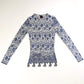 Long-sleeved T-shirt with Jean-Paul Gaultier embroidery - S