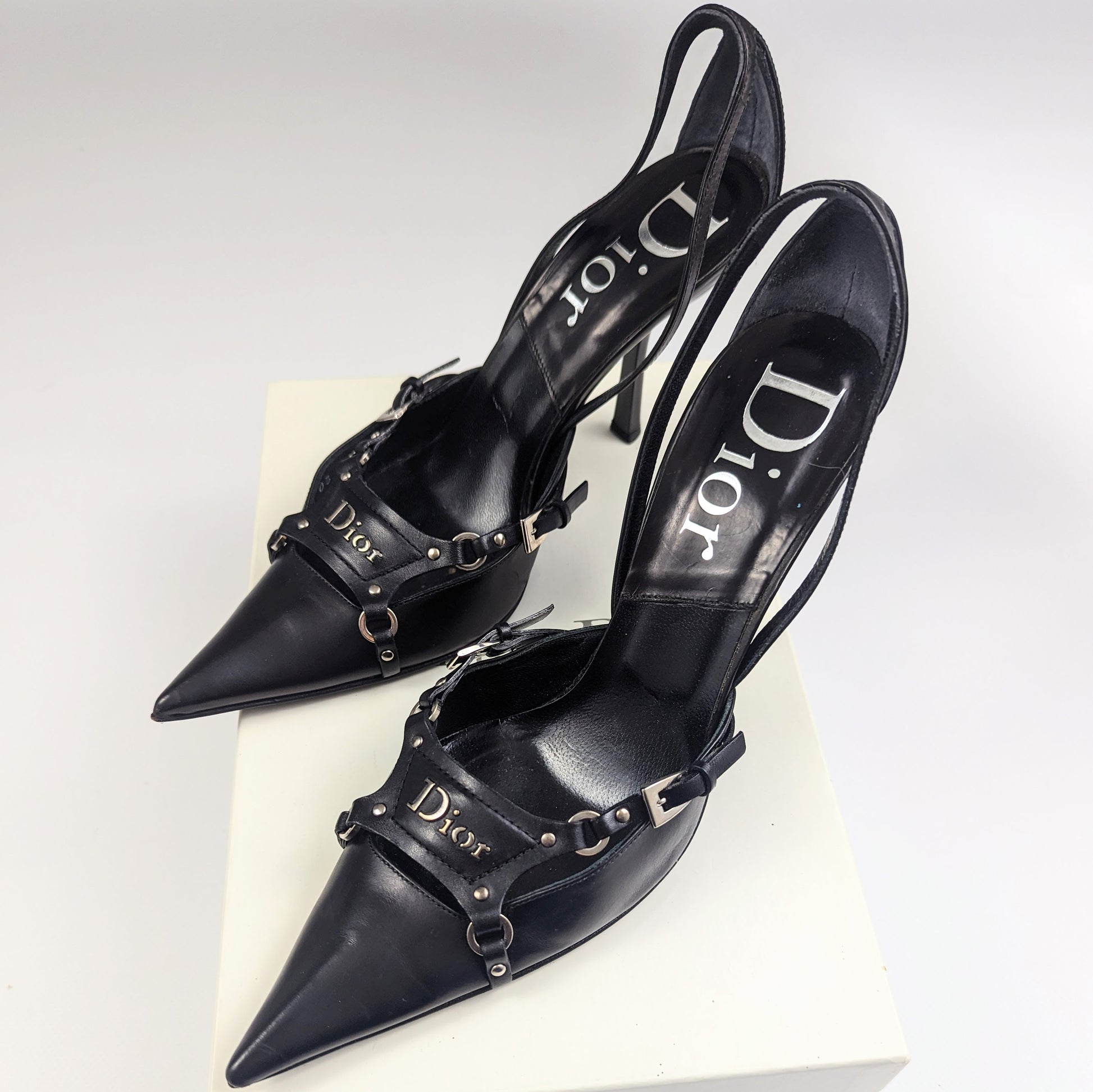 New John Galliano for Christian Dior F/W 2004 *The Gambler* Shoes Sandals 38