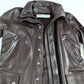 Dior brown leather jacket coat - S/M