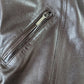 Dior brown leather jacket coat - S/M