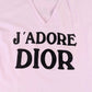 "J'adore Dior" 1947 pink t-shirt - L