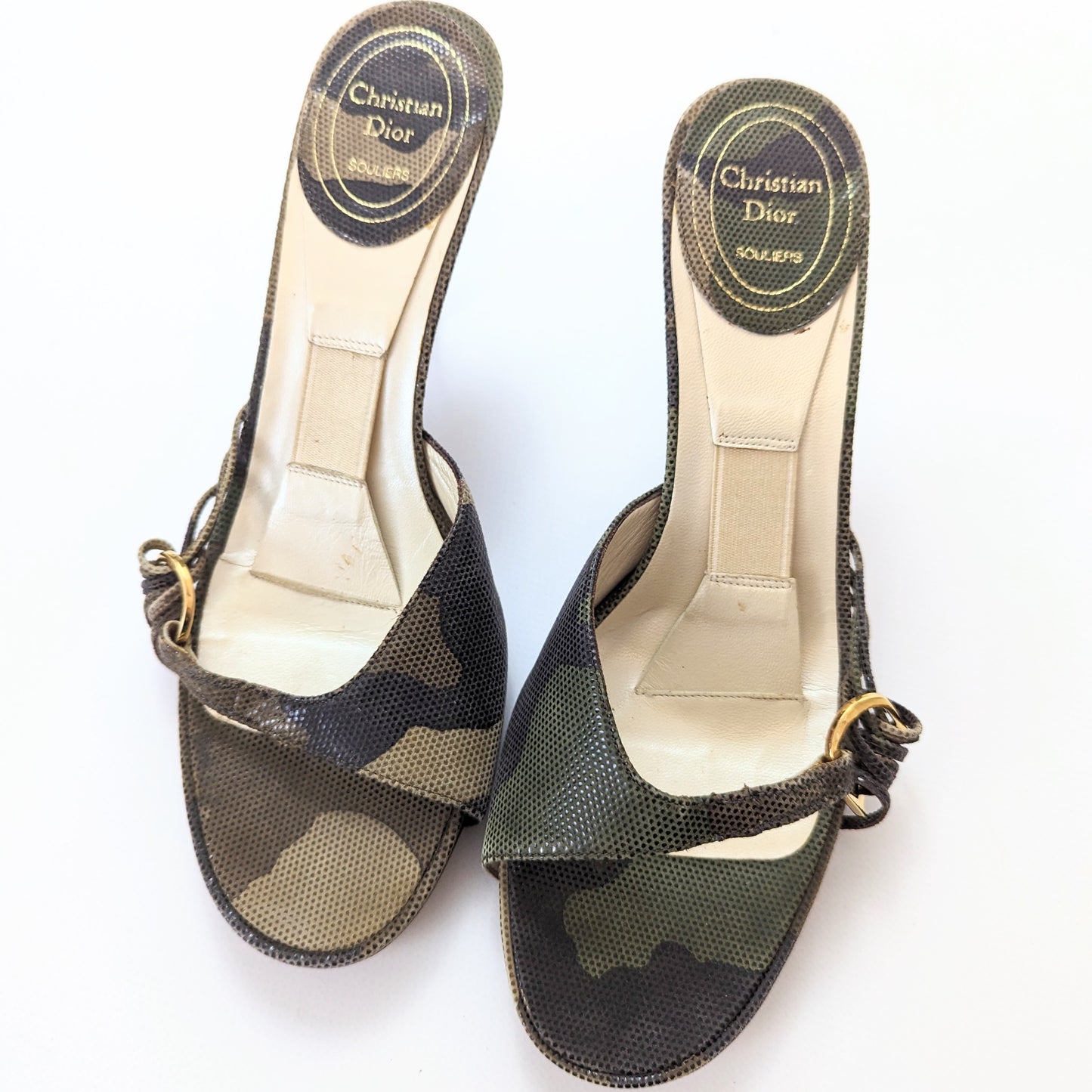 Camouflage mules, military Dior by Galliano - EU37,5|UK4,5|US6,5