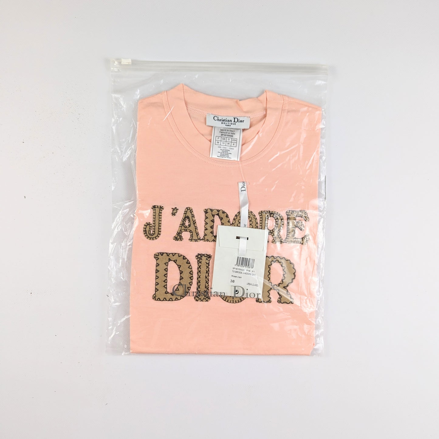 New Dior t-shirt by Galliano "J'adore Dior" - S