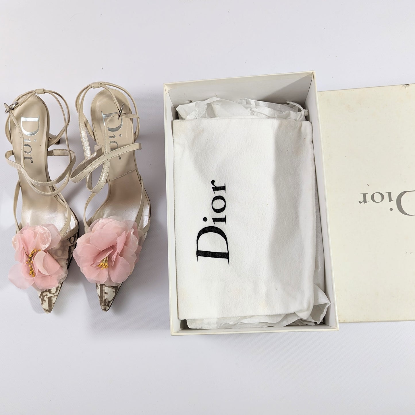 Dior Monogram trotter mules S/S2002 -  EU38|5UK|7US