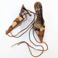 El Dantes patchwork suede animal print mules - EU39 | UK5.5 | US7.5