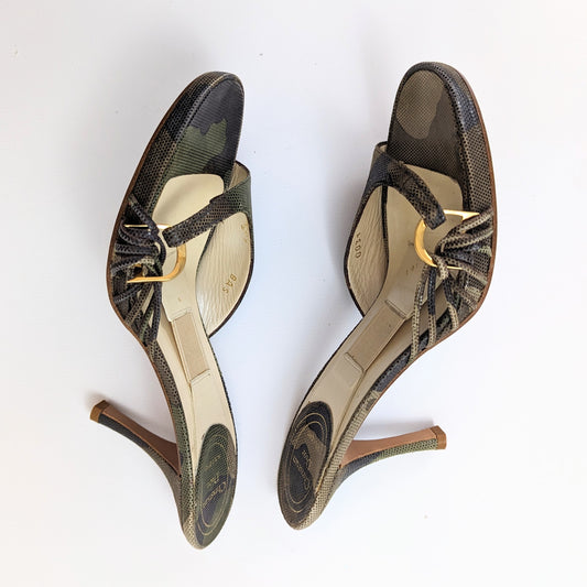 Camouflage mules, military Dior by Galliano - EU37,5|UK4,5|US6,5